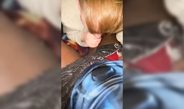 White fellow sneaks out of girlfriends couch and into daddy’s sofa