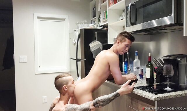 Bisexous Enormous Pinkish Cigar Imperious Muscle Parent Fuckin' Bubble Bum Chinese Lad Interracial Rubber-Free-For-All POINT OF LOOK Assfucking Romp