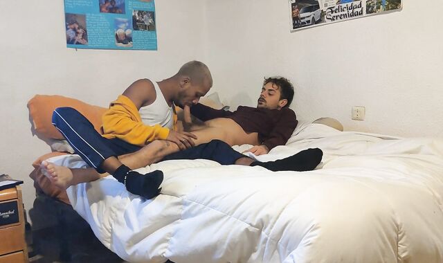 we deepthroat each other’s jism-pump vigorously until we explode with jizm