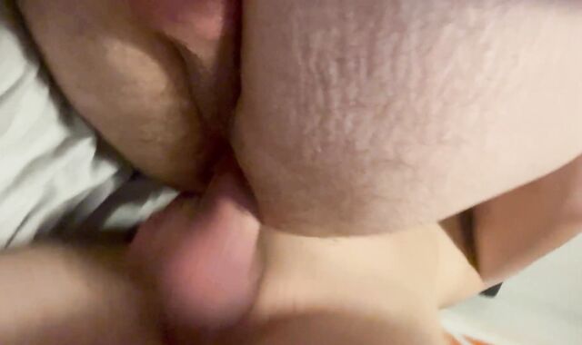 Bf tears up me and shoots his flow on my used fuck hole