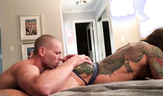 Fat C, Archer Croft, & the Tatted Muscle Daddy Couple RC & Digger 4 Way Part 1
