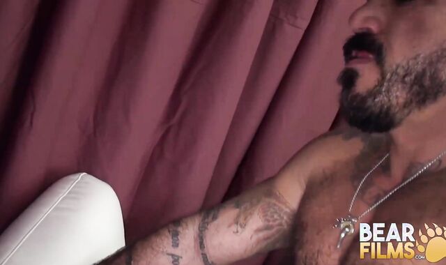 BEARFILMS Furry Alessio Romero Breed With Father Derek Silver