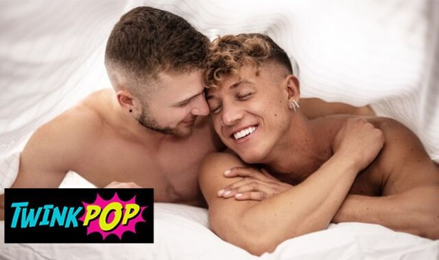 TWINKPOP - Devy Wakes Up Felix Fox And Begins Taking Handsome Photographs Of Him Under The Bedsheet