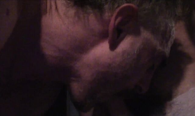 Construction Worker and I at the Bathtub Building