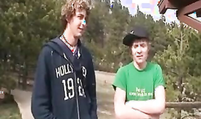 Straights Go gay For discharge