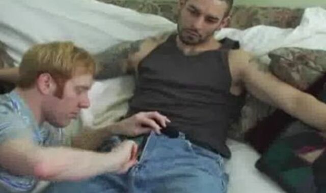 Inked Gay-For-Pay Wolf gets Deep-Throated