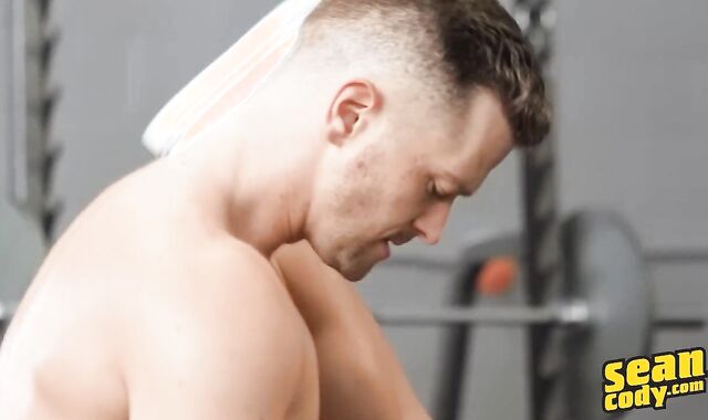 SEAN CODY - Dale Penetrates Johnny Donovan's Facehole Then Bends Over The Bench & Lets Him Rim His Fuck Hole