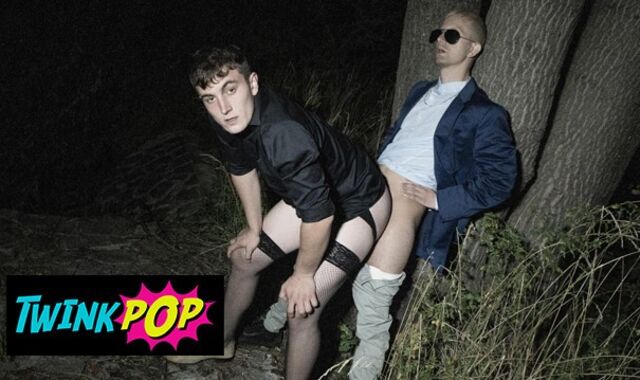 TWINKPOP - A Pee In The Woods Turns Into A Wild Plow With Tom Bacan And Jakob De Lung