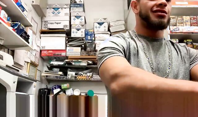 tastey ARAB fellow CUMS AT WORK(GAS STATION) succulent AF!!!