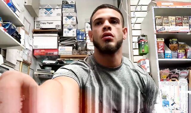 tastey ARAB fellow CUMS AT WORK(GAS STATION) succulent AF!!!