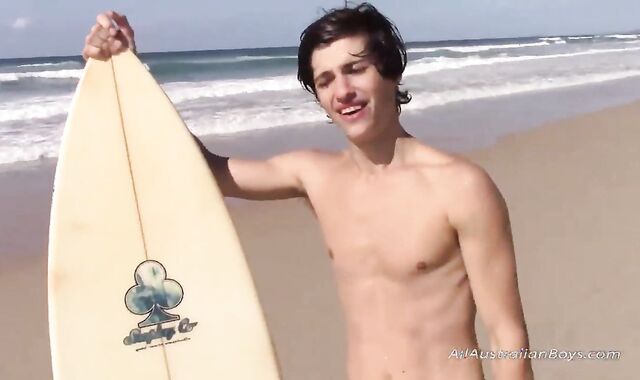 youthful Gay-For-Pay Aussie lad specie For Show