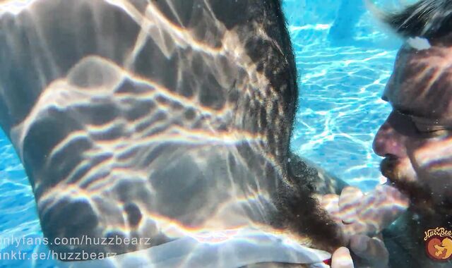 underwater hook-up in the pool with speeods