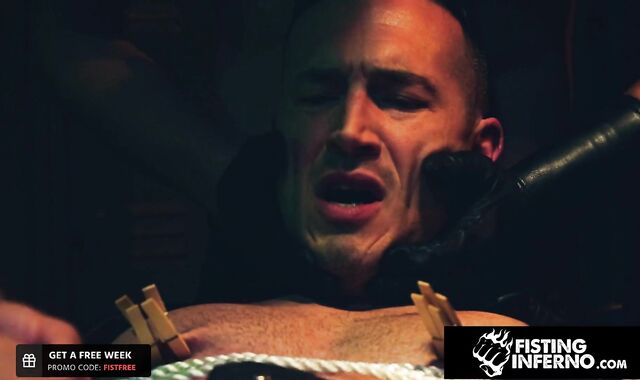 FistingInferno - Victim Breezy Derek Box Deliciously Dominated By Hunks & Creampied