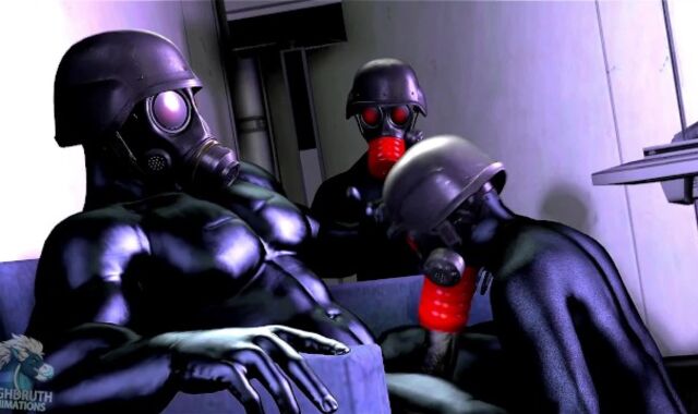 Muscle Latex Drone Sir Growth Worship Cartoon