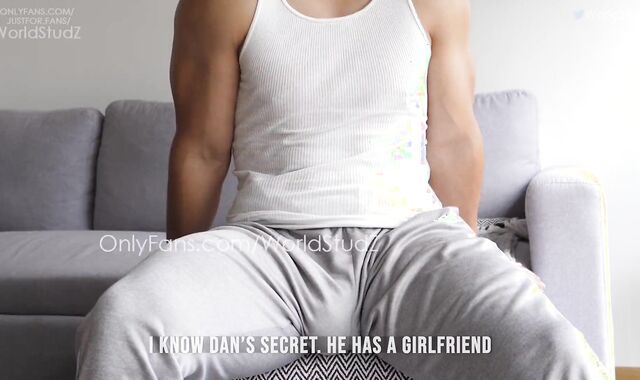 Yam-Sized-Dicked Beefcake Dan: Interviewed, Finger-Screwed, Fapped and Jacked Off after Currency-Shot [WorldStudZ]