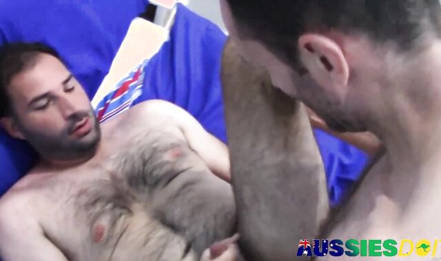 Australian Unshaved Furry Boy Tai Deep Screwed By Top Fag Mason