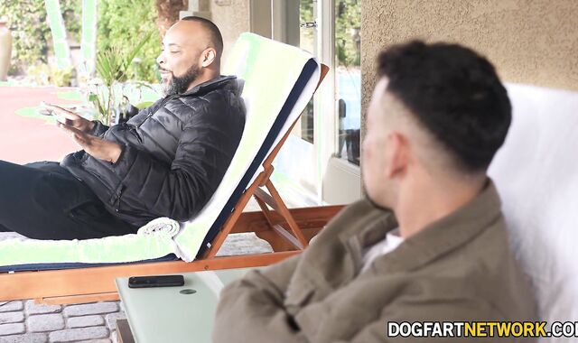 BlacksOnBoys - HUGE DARK-HUED ROD Teddy Lays Down The Mansion Rules WIth His Spear