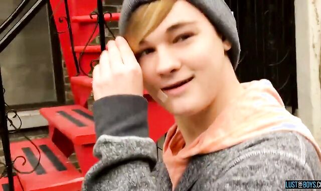 Blond lad Skyler Dallon arse plowed by inked Jo Diamond