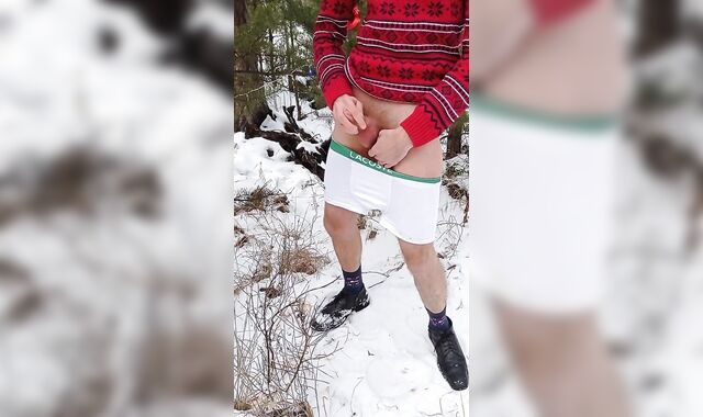 forearm-job in the woods