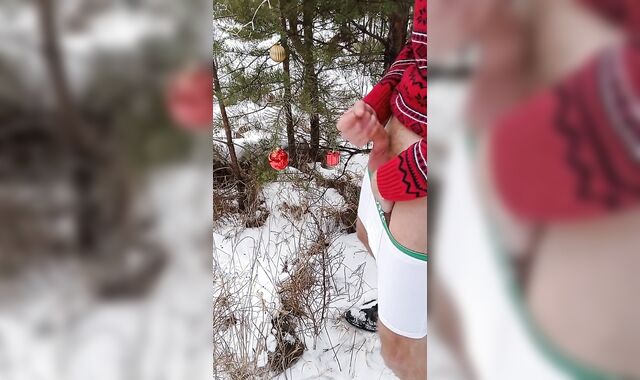 forearm-job in the woods