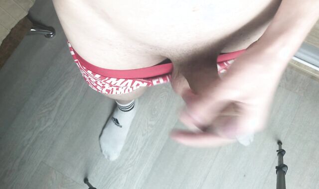 boy in white socks milks off a dinky - ARTEM SUCHKOV