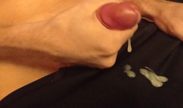 man wanks off near the elder radio