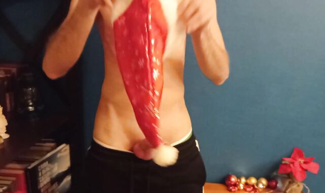 man wanks off near the elder radio