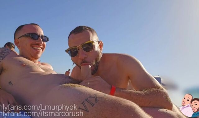 Horny Beach Exhibition: Super-Steamy Studs Get Mischievous in Front of the Crowd