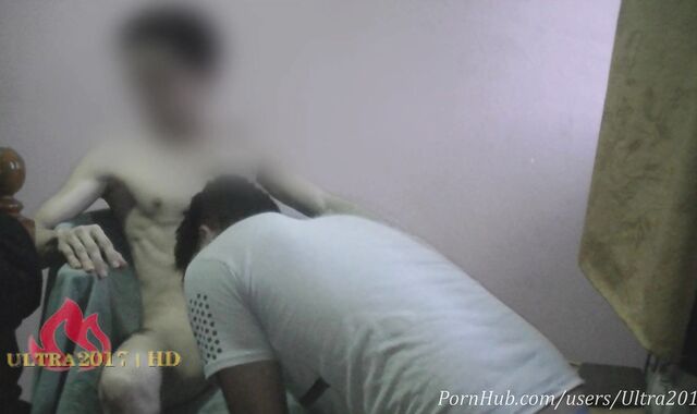 Deep-Sucking Straight classmate while see pornography