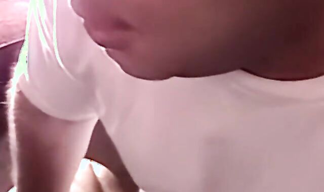 Real first-ever-timer works on his penis and gets bj'ed