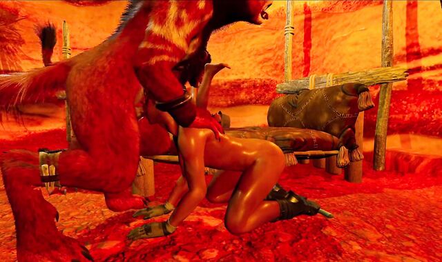 two prisoners being absorbed by monster cocks 3 DIMENSIONAL