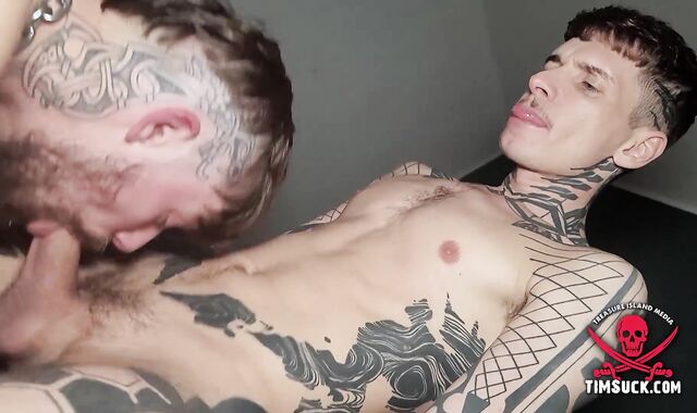 On His Knees Worshipping Beefstick