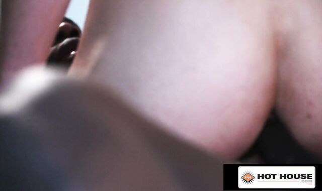 HotHouse - Jaw-Pulling Down Jock Rides A Ginormous YAM-SIZED IMMENSE DARK-HUED SALAMI & Luvs It