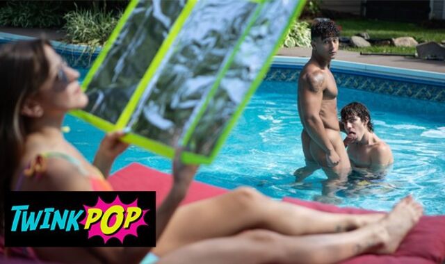 TWINKPOP - Kenzo Alvarez Rubs Cristiano's Body With His Own Cumscreen And Afterwards Adorns His Face Too