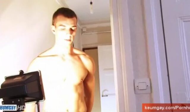 Greg innocent delivery str8 guy fat man rod gets filmed jerkingoff in a douche