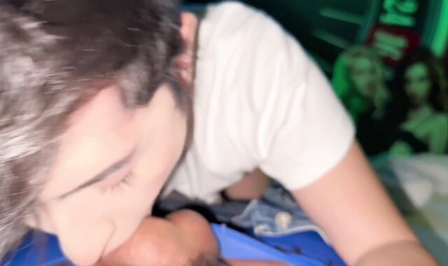 Splendid passive obedient lad inhales curious heterosexual guy's rod and swallows his jism