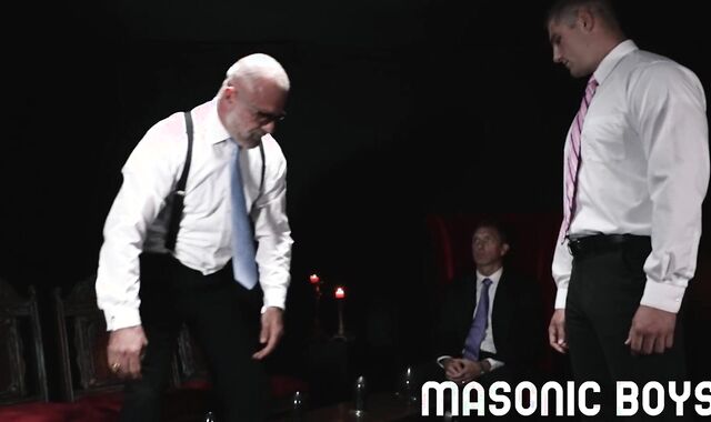 MasonicBoys - Suited daddies dominated muscle apprentice