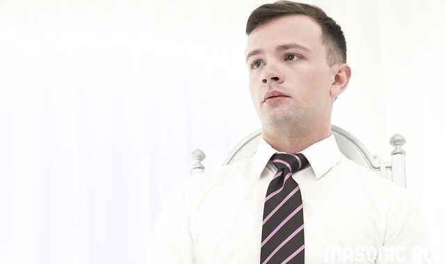 MasonicBoys - Super-Cute, innocent, smooth man tied up by super hot, suited DILF