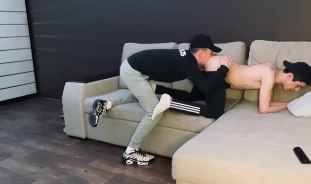 Man went to a gay nubile buddy and pulverized him rock rigid rubber-free-for-all in Nike sneakers