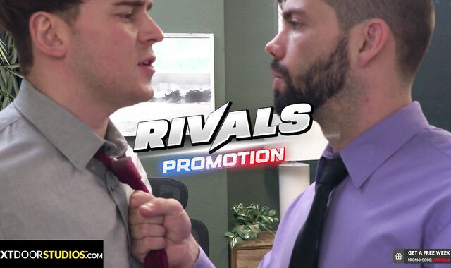Bearded Rival Dicked Down By Office Bi-Atch - Julian Brady, Josh Brady - NextDoorStudios