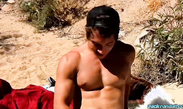 Adorably-Shaped marvelous jock Jizzy McBone faps and blows a blast