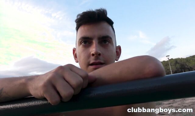 ClubBangBoys Spanish Lad Plowing on the Beach POINT OF GLANCE