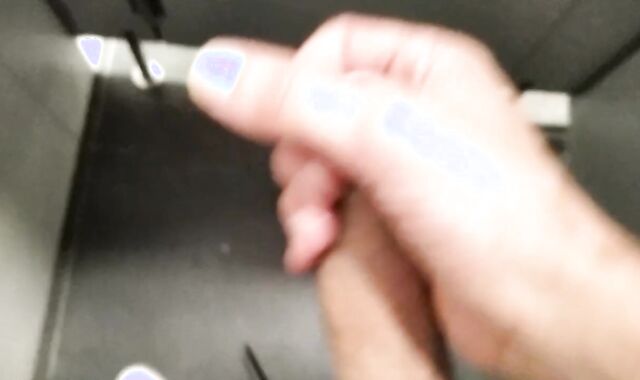 Comes In Mall Bathroom, Drains and Cums While Strangers Piss