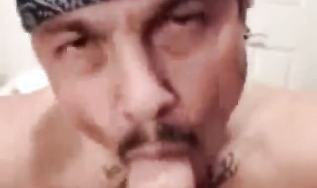 Me sucking off my homo-for-pay acquaintance