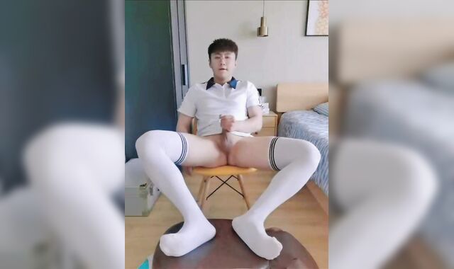 Stud in school uniform drains and blows a explosion at home