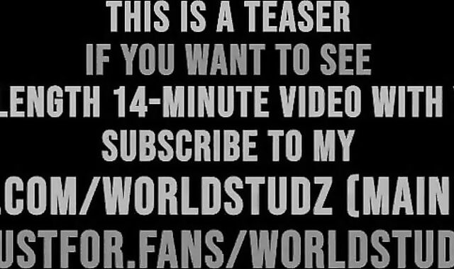 [WorldStudZ] Arab Bodybuilder Yusuf: Worshiped, Finger-Banged, Drained and Edged after Spunk Shot