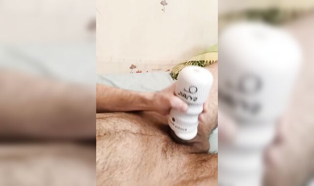 My stiffy in toy. She makes strange noises. Past 2