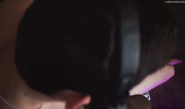 Jacking fellow hard-on while mother is not at home ( onlyfans - @handjobmen )