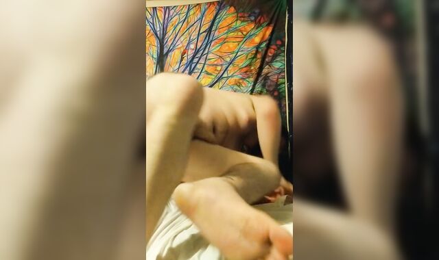 Ramming a carrot in my backside until I jizm on it and slurp it