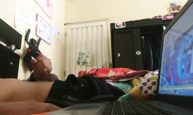 I fap off while observing hard-core at home when I'm alone